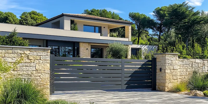 Metalowe ogrodzenie z Polski