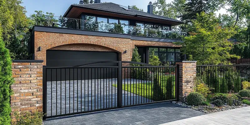 Ozdobne ogrodzenie z Polski