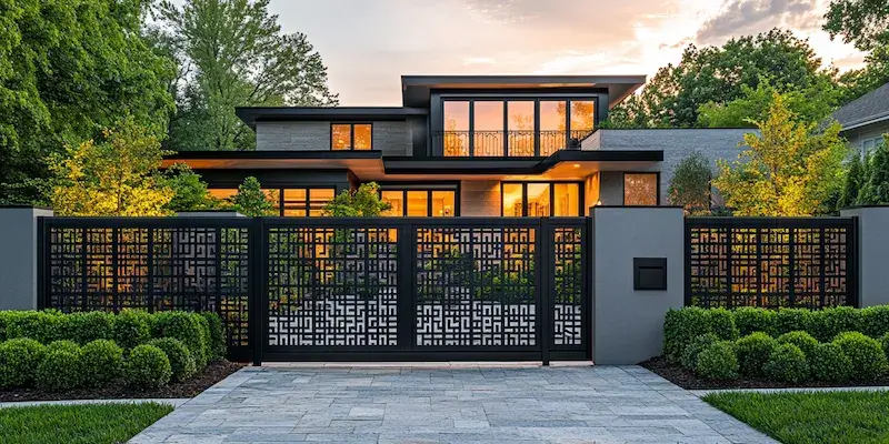 Stalowe ogrodzenie z Polski