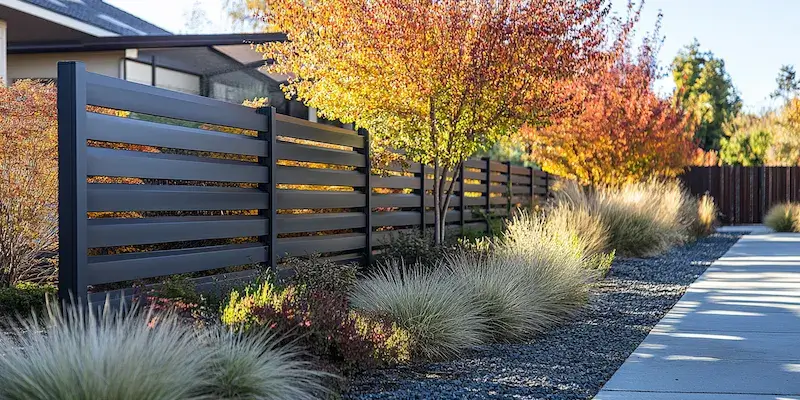 Alu Zäune aus Polen