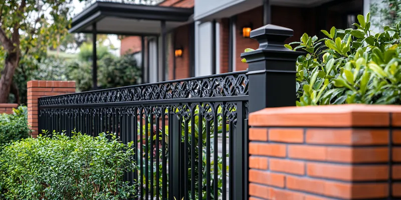 Moderne Zäune aus Polen