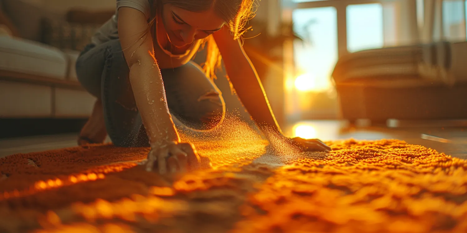 Usługa chemicznego prania wykładzin biurowych